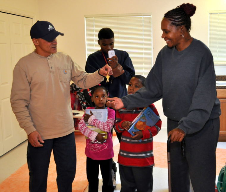 Family gets new home in time for Christmas